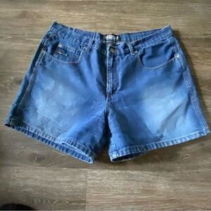 Women's Blue Jean Shorts‎ Tractor Size 16 Medium Wash Denim